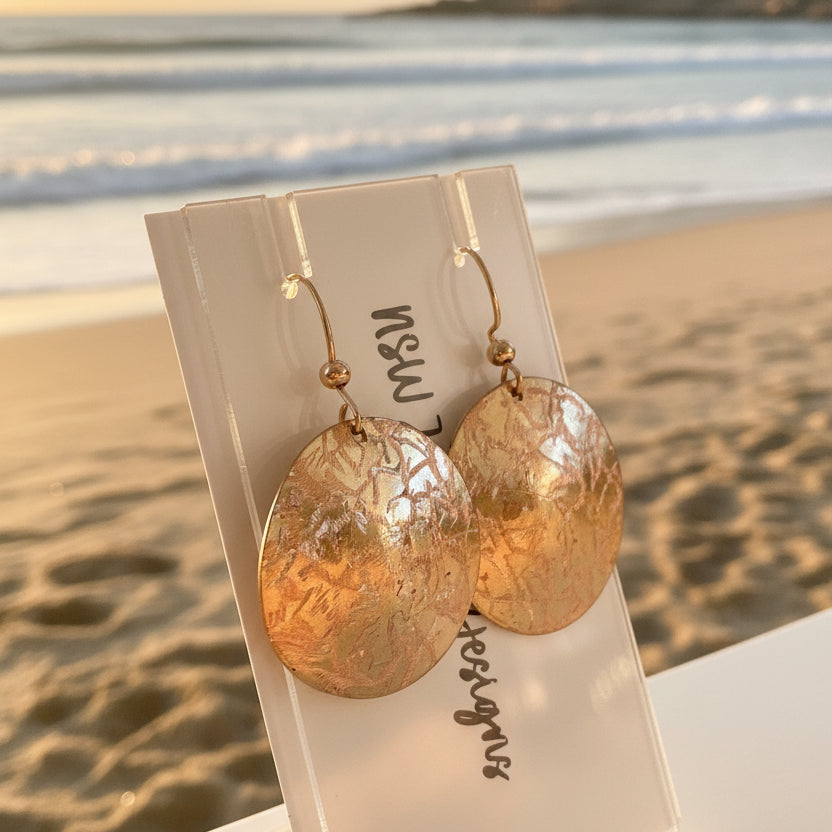 Etched Earrings