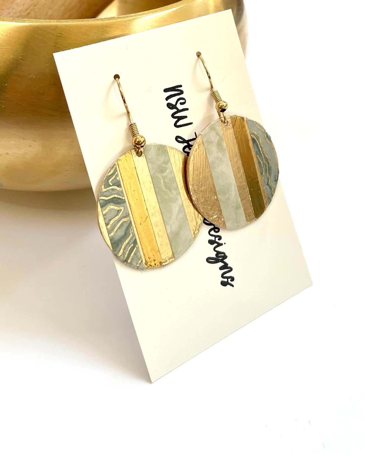 Washi Metal Earry