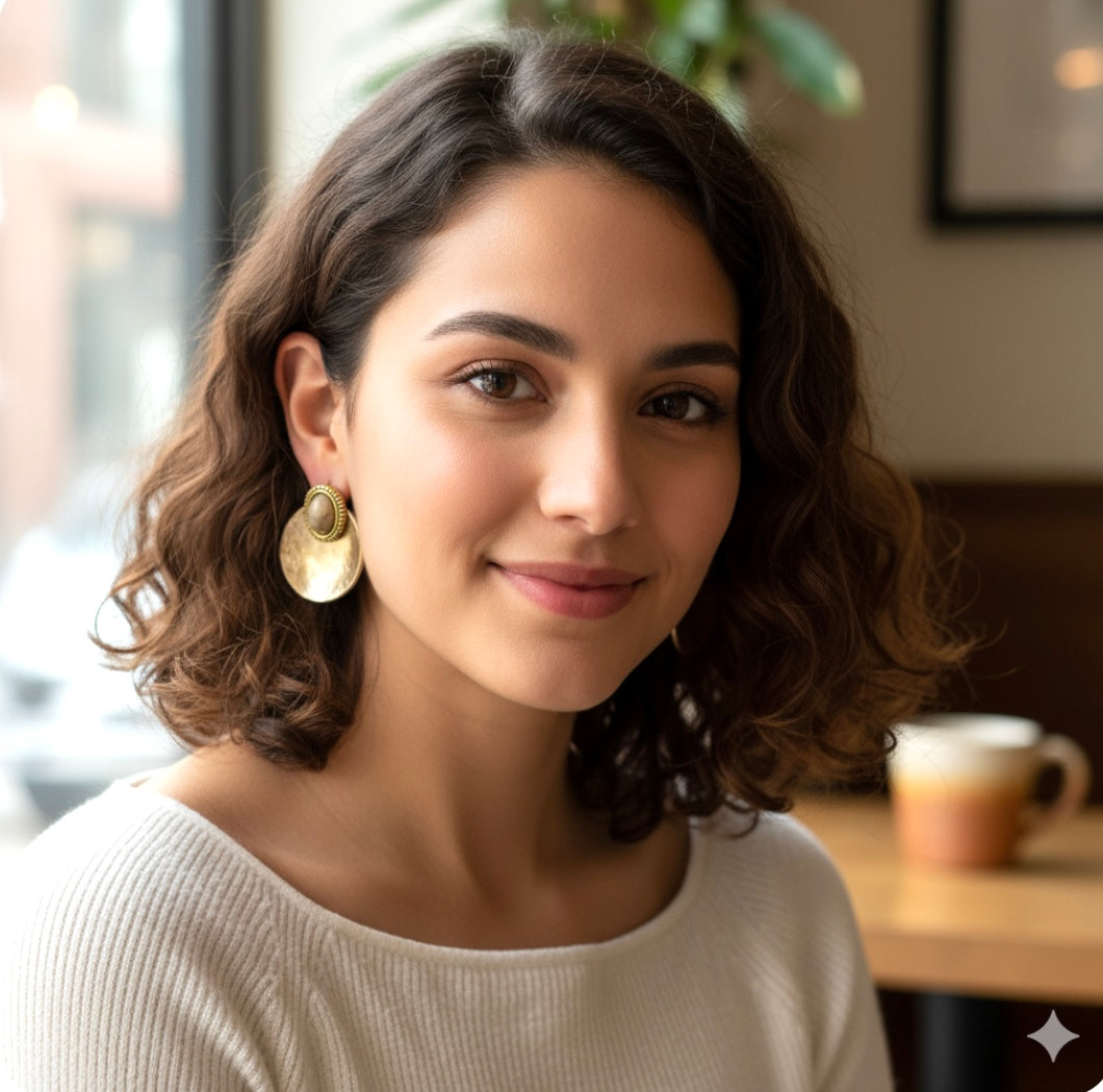 Brass Earring Jackets