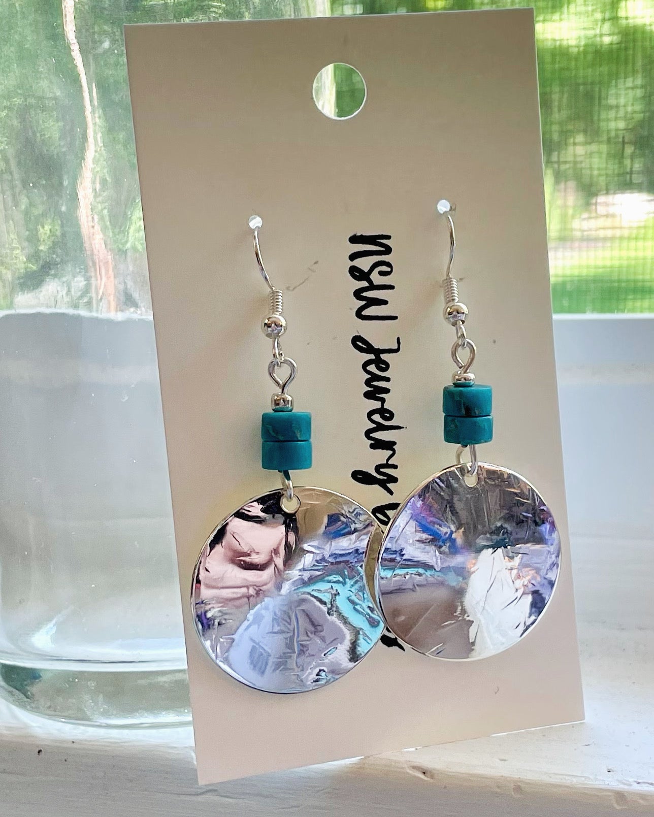 Silver and Turquoise Earrings