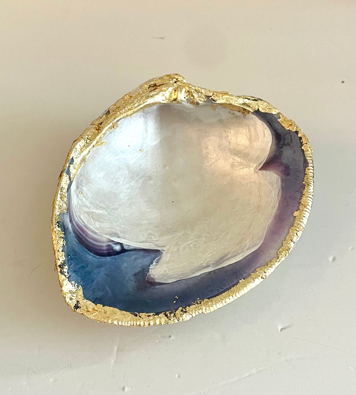 Quahog Shell Ring/Trinket/Soap Dish
