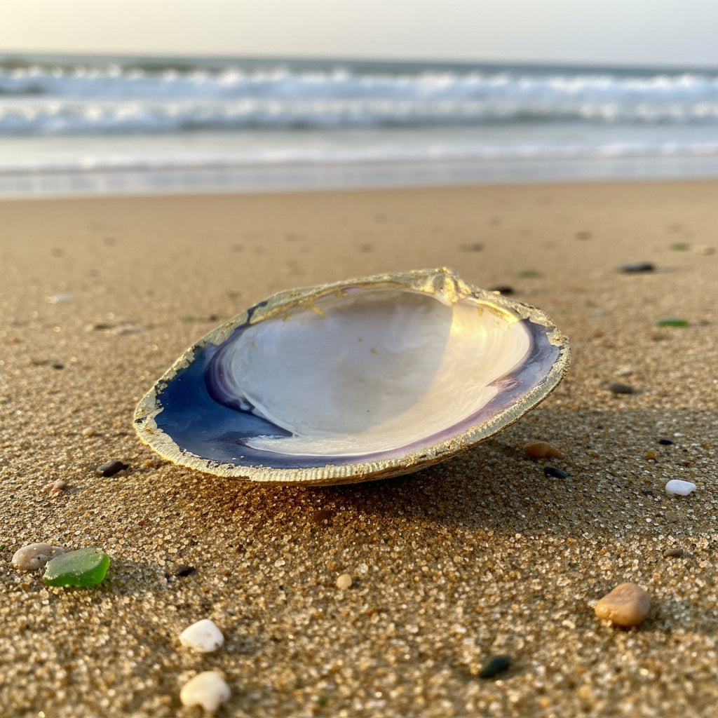 Quahog Shell Ring/Trinket/Soap Dish
