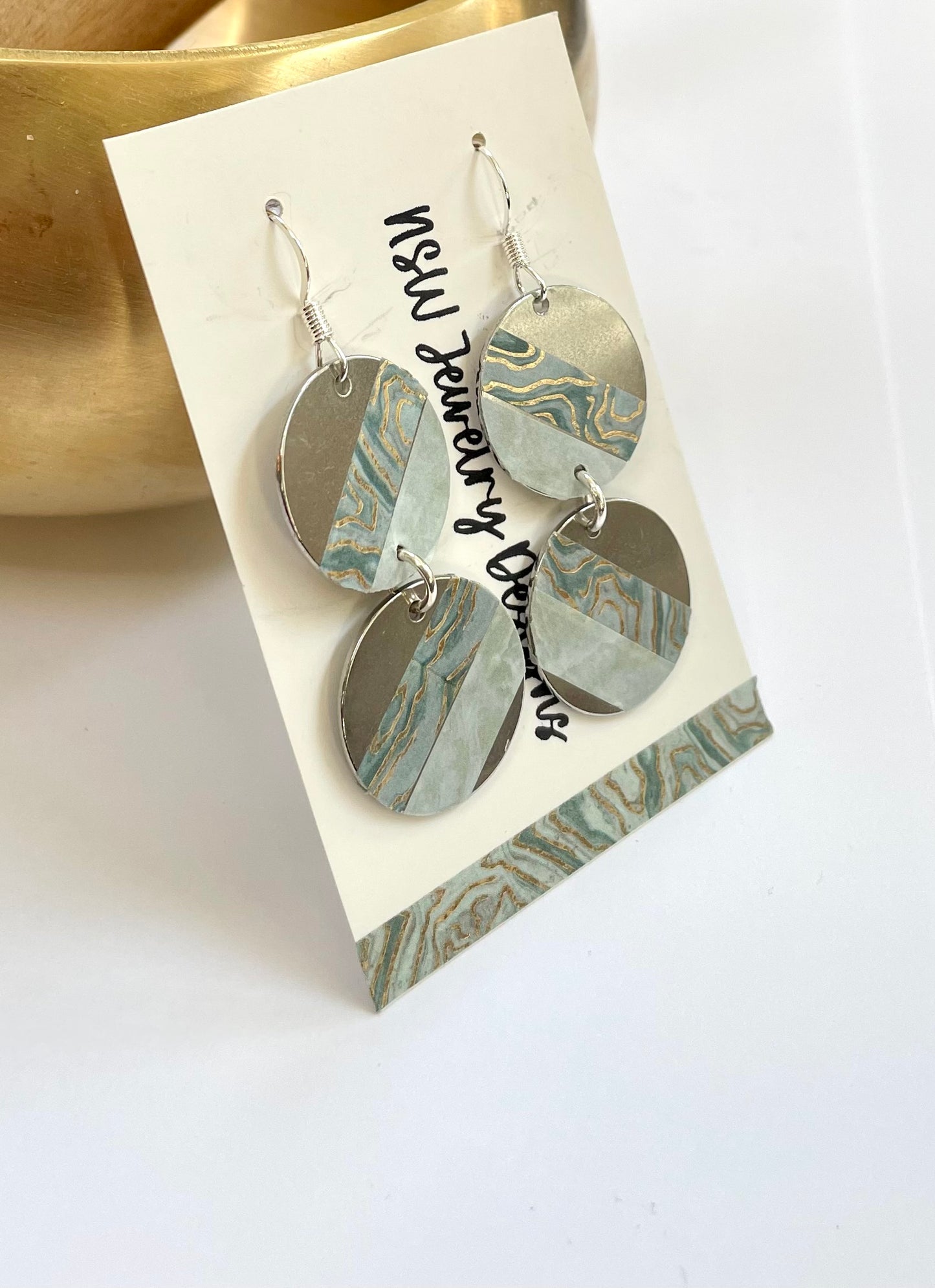 Washi Metal Earrings