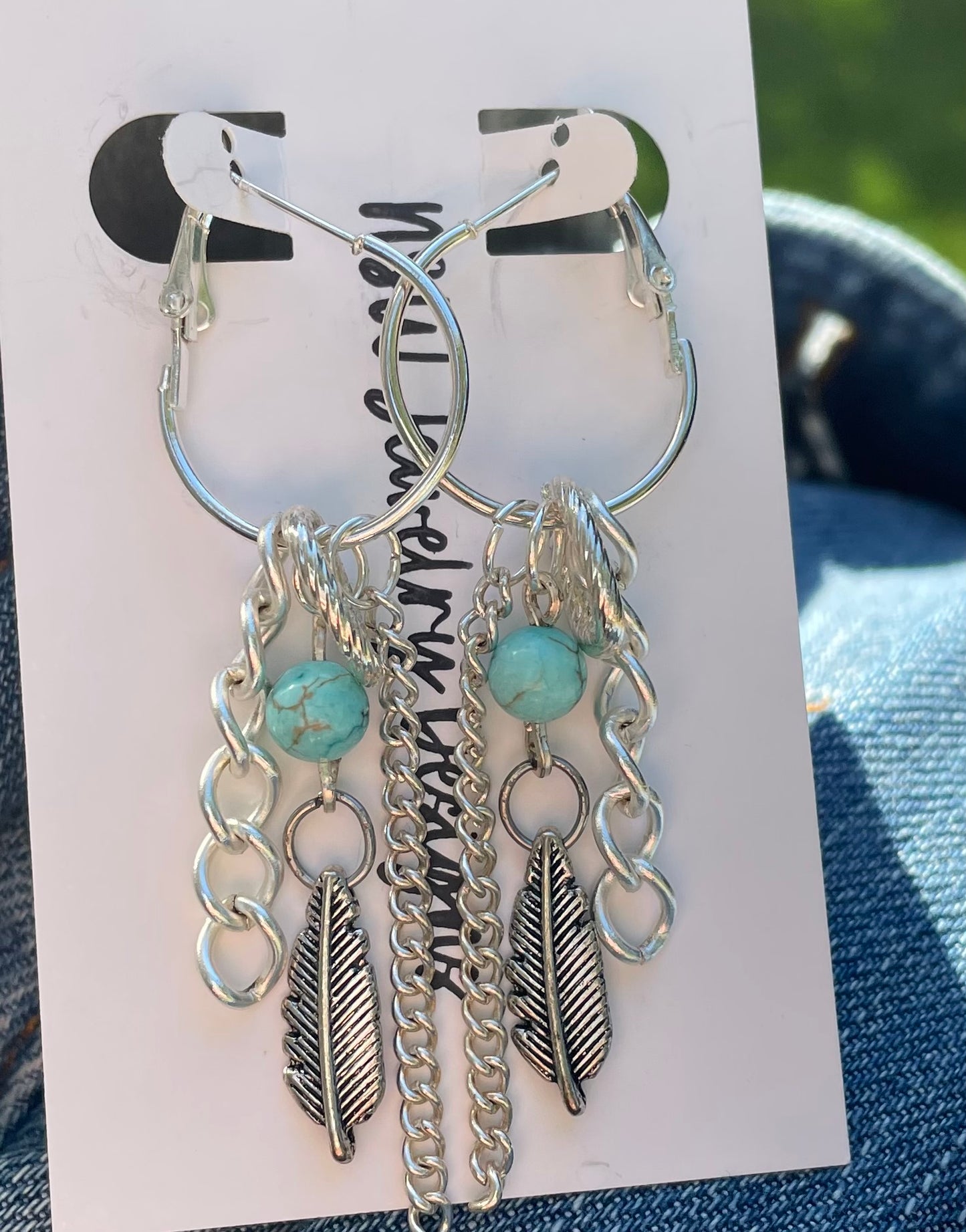 Turquoise Fringe Earrings