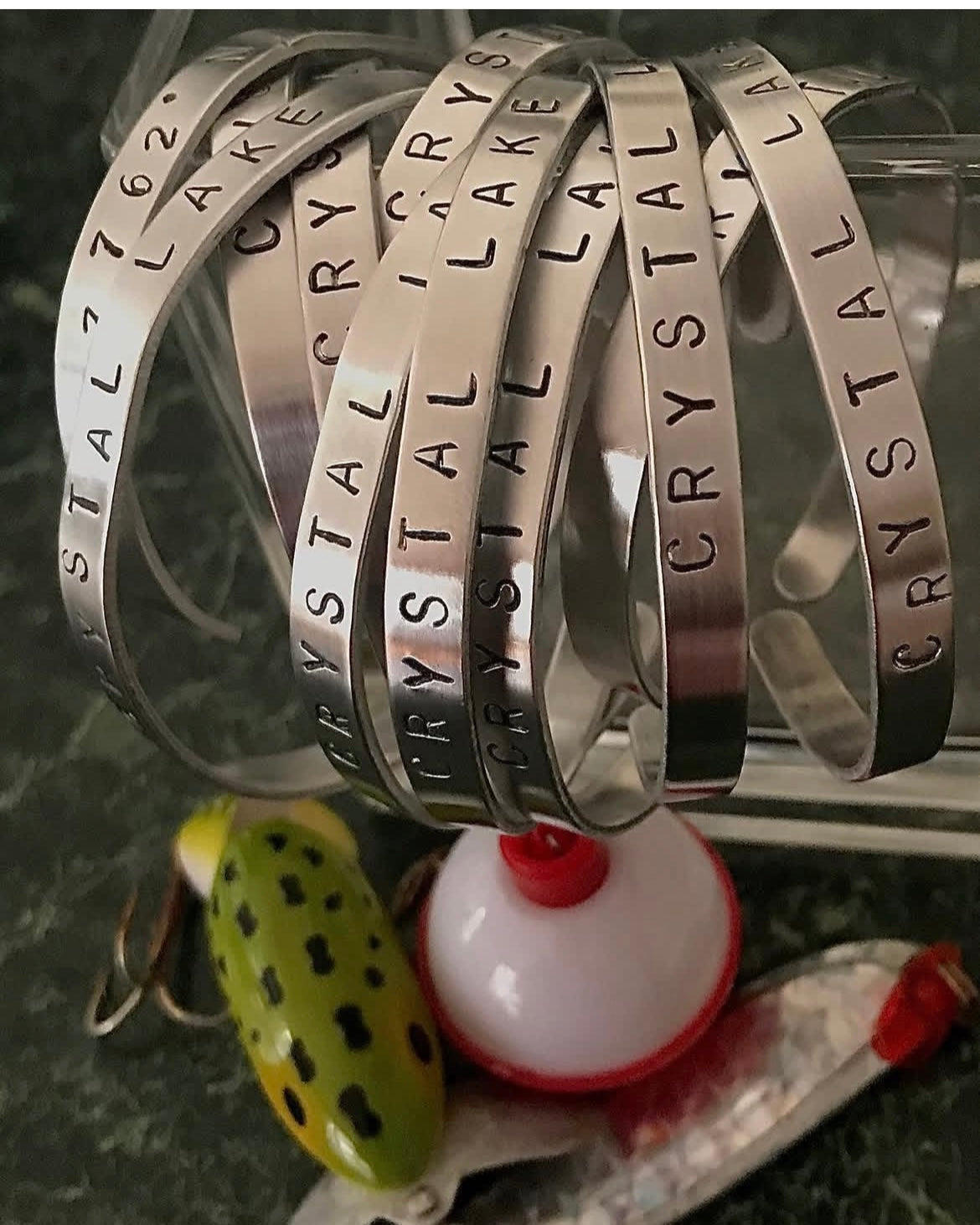 Hand stamped Cuff Bracelet