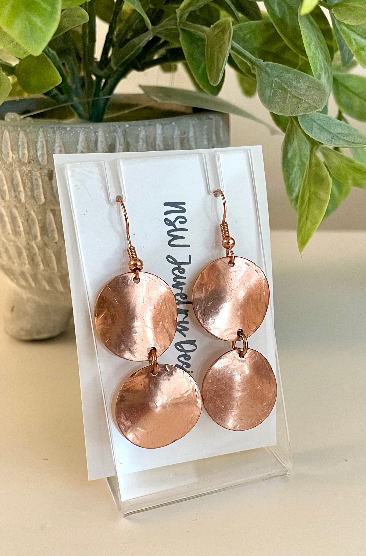 Copper Double Dangles