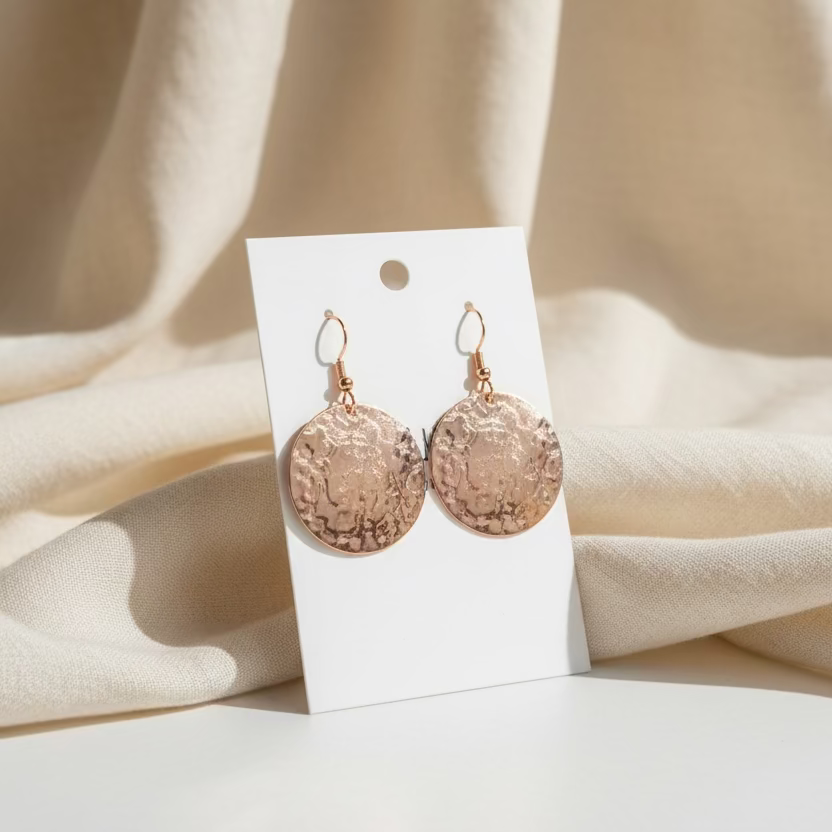 Etched Earrings