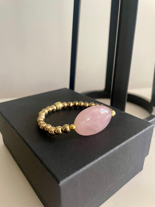 Rose Quartz Stretch Bracelet