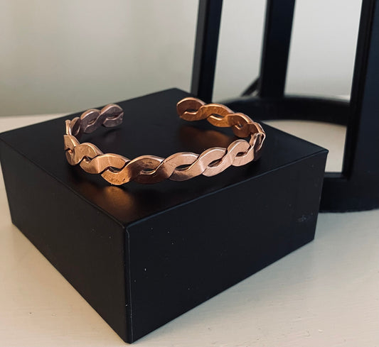 Twisted Copper Bracelet
