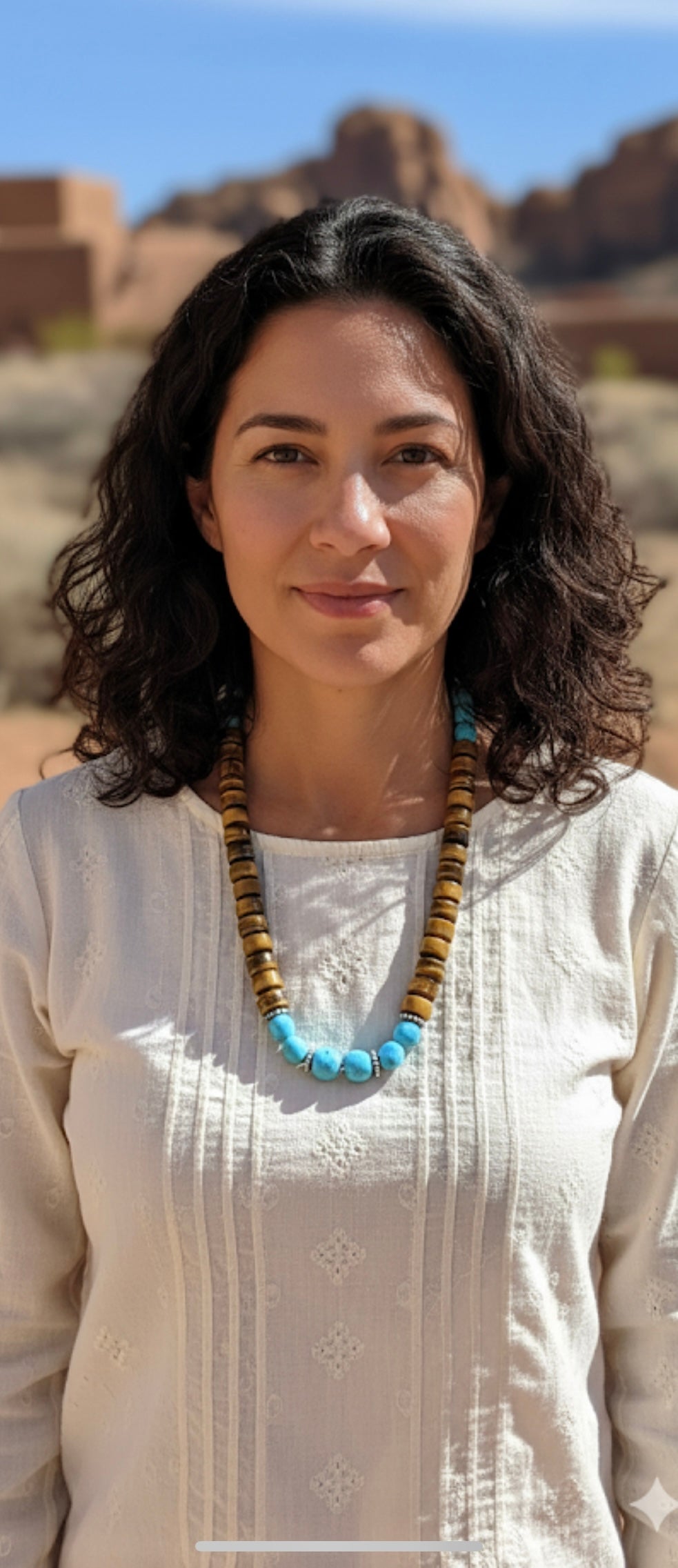 Turquoise and Tiger’s Eye Necklace