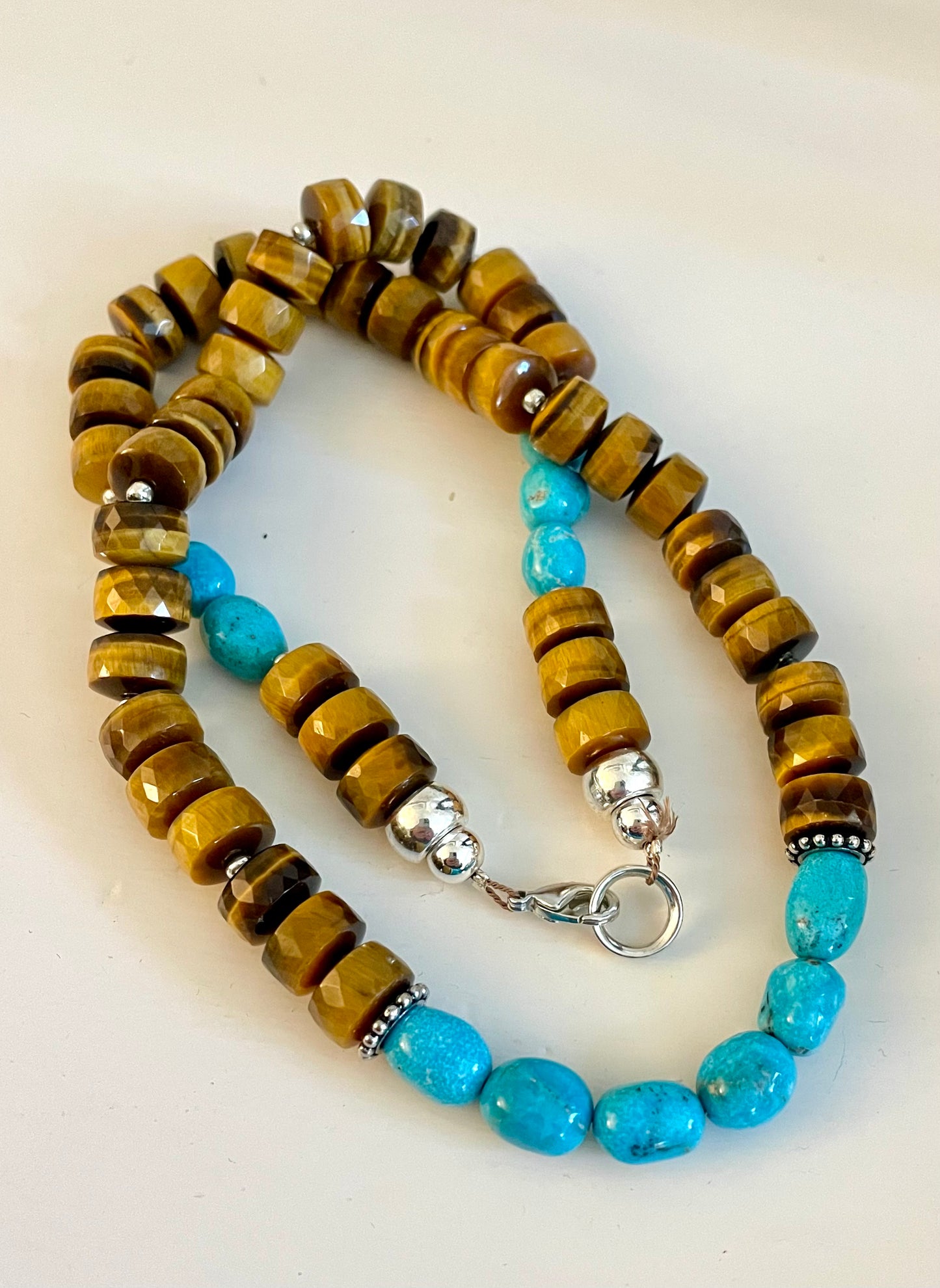 Turquoise and Tiger’s Eye Necklace
