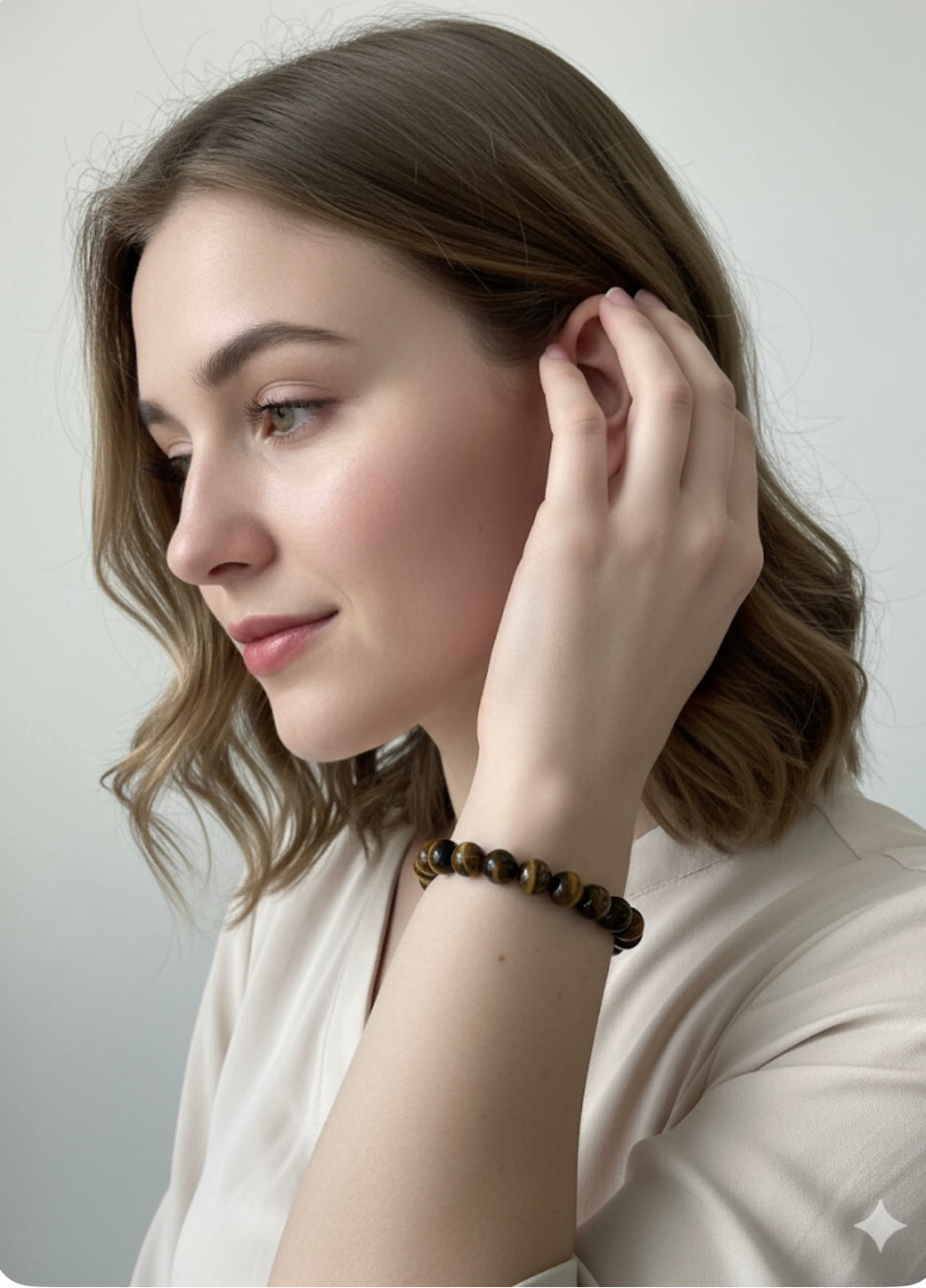 Tigers Eye Beaded Bracelet