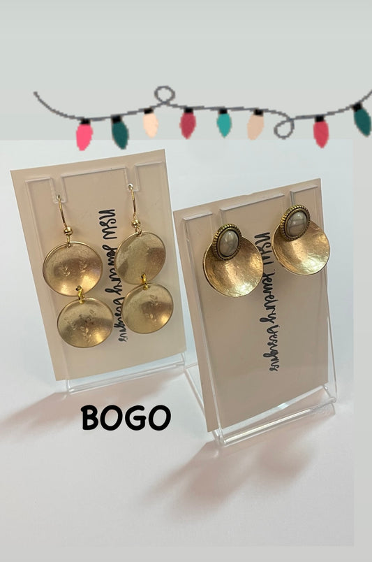 Brass Dangle and Earring Jackets