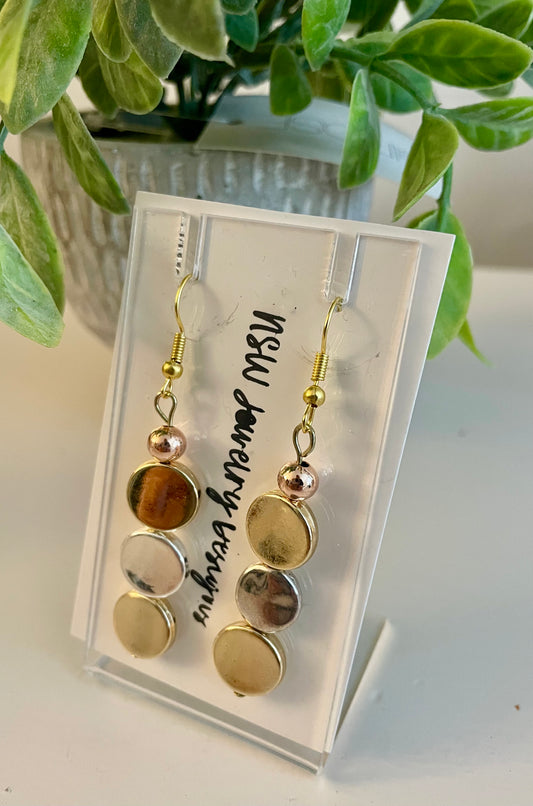 Mixed Metal Earrings