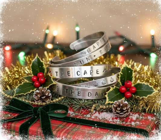 Hand Stamped Cuff Bracelets